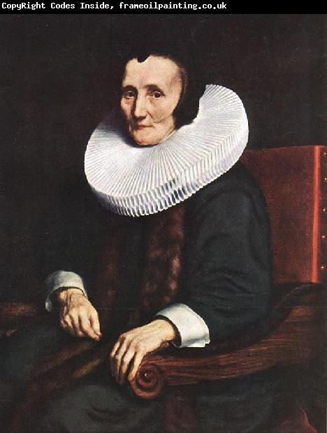 MAES, Nicolaes Portrait of Margaretha de Geer, Wife of Jacob Trip